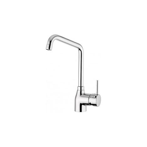 CM 90217MISCCRM EASYMIX Miscelatore Cucina Monocomando Canna Alta Girevole 360° Corpo in Lega di Ottone e Acciaio colore Cromato (1/3)
