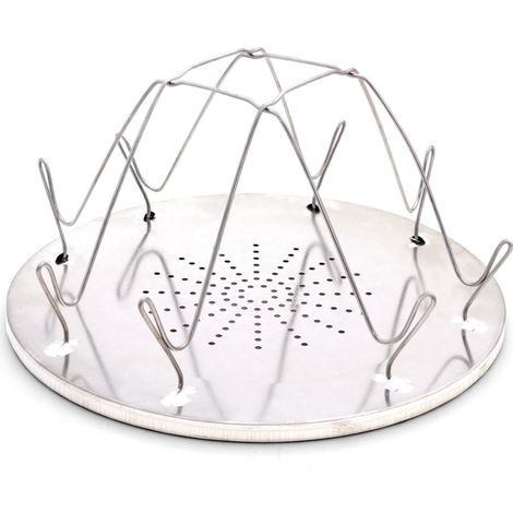 Tostapane da fornello – Acciaio inossidabile, leggero e dal design compatto, ideale per cucinare all'aperto. Tosta fino a 4 fette di pane alla volta, perfetto per il campeggio. (1/4)
