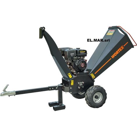 Wortex DRAKE D420/120L Biotrituratore 14 HP Taglio 120 mm 4 Tempi Benzina Loncin