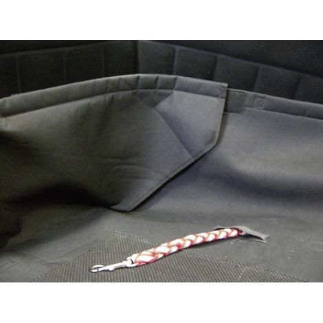 Tapis de coffre luxe nylon noir L160xL130cm - 19232 (1/5)
