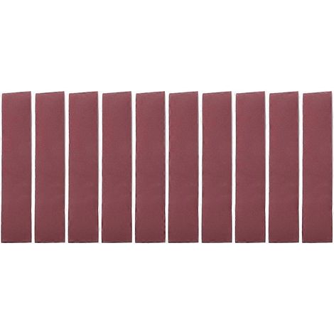 10 Stück Aluminiumoxid-Schleifbänder, Schleifband, Polierwerkzeug 528 x 50 mm für Möbel- und Holzbearbeitung, Körnung 600