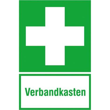 SafetyMarking Hinweißchild Alu B200xH300 mm Verbandkasten langnachleuchtend (1/4)
