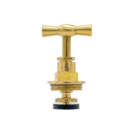 Valve décorative, MyTube, diam.1,9 cm dorée (1/3)