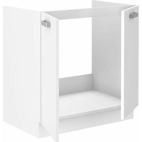 Atlas Unterschrank weiß 80 cm für die Küche