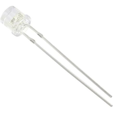 TRU COMPONENTS 1577396 LED rouge cylindrique 5 mm 400 mcd 90 ° 20 mA S442081 (1/3)