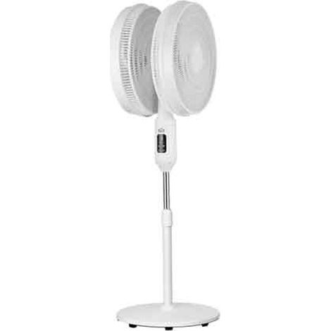 VENTILATORE A PIANTANA CON TELECOMANDO E TIMER DOPPIO Ø 40 cm
