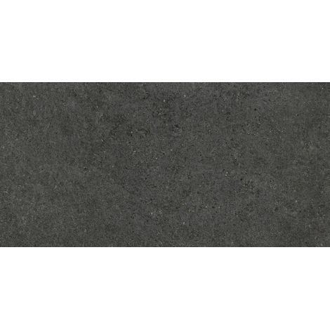 Carrelage effet Pierre Calcaire Gris Carbone 120x60x0,9 cm Mat Domella - Sol et mur intérieur (vendu par carton de 1,44 m²) - RO'MA CARRELAGE