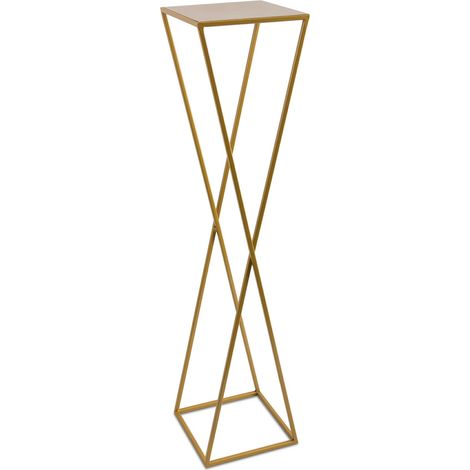 Soporte moderno para flores de 100 cm dorado (1/5)
