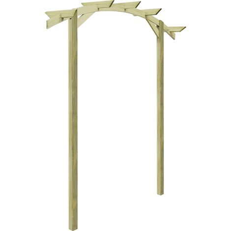FIMEI Pergola de jardin 180x210x40 cm Bois de pin imprégné (1/5)