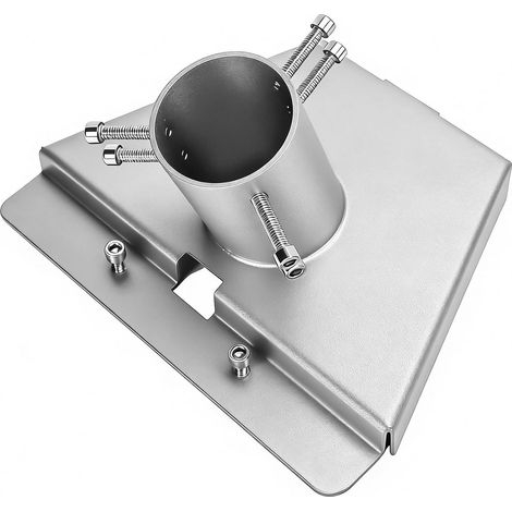 Adaptateur pour Tube compatible avec Starlink Gen 3, Support de Mât et Plaque de Montage, pour Poteaux jusqu'à 5,6 cm (1/5)