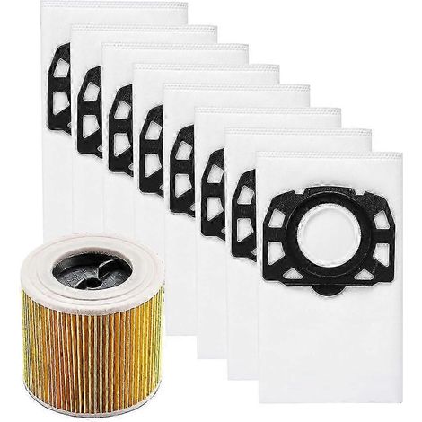 Sac d'aspirateur KFI 357 compatible avec les aspirateurs Karcher WD2 Plus, WD3, WD3 Battery, SE 4001 et SE 4002 (2.863-314.0 ZI) (1/5)