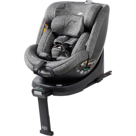 Autokindersitz - BABYAUTO - Magna Plus - Gruppe 0/1/2/3 - I-Size - 40/125 cm - Isofix - Drehbar 360° - Neigbar - Grau