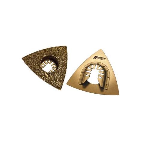 Ribitech - Lame Triangulaire Diamantée Pour Ponceuse Multi-Fonctions (1/4)