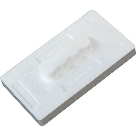 Glätter aus expandiertem Polystyrol 27 x 15 cm Rechteck weiß TALIAPLAST-300901
