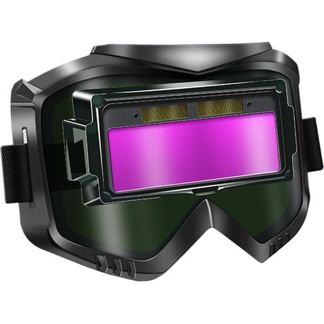 Lunettes de soudage - Lunettes de sécurité confortables à verres de protection réglables automatiquement Verres de soudage enveloppants anti-rayures, pour adultes et professionnels, avec réglage auto (1/5)