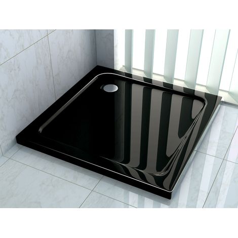 Duschtasse 90 x 90 cm (schwarz)