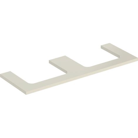 Plaque de lavabo Geberit ONE, découpe double, pour lavabo à (1/2)