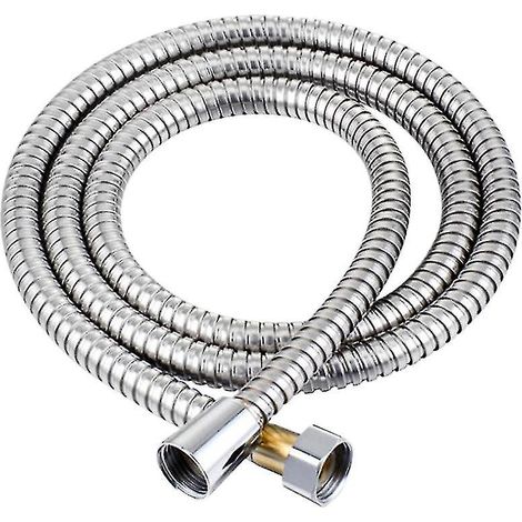 Flexible de douche en acier inoxydable de 3 m pour douchette et installation dans la salle de bain.-AquaForge (1/4)