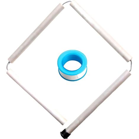Composant de rechange en métal à 4 sections avec couvercle lumineux pour chauffe-eau et pièces de chauffe-eau résistantes à l'usure (1/4)