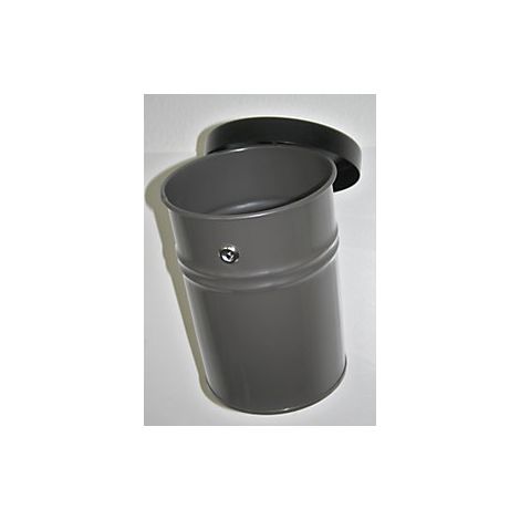 Recipiente mural para residuos  bajo llave  capacidad 16 l  H