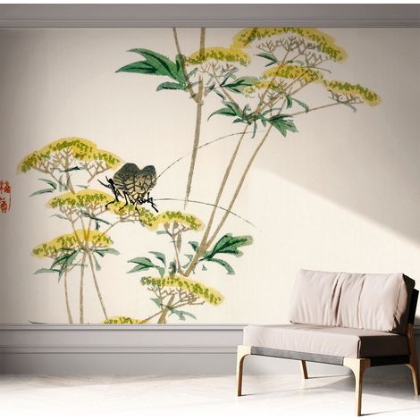 Carta da parati autoadesiva - fotomurale - decorazione parete - stile elegante - decorazione casa - Fiori e natura 312x219 cm (1/5)