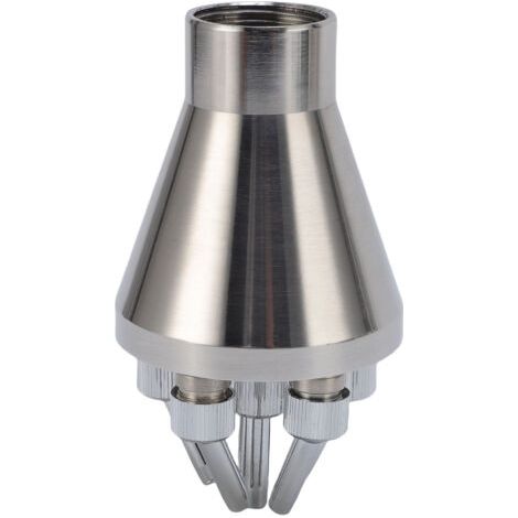 Pair - Buse de fontaine colonne en acier inoxydable, buse centrale droite pour jet d'eau, idéale pour les jardins, les places et les aménagements paysagers (1/5)