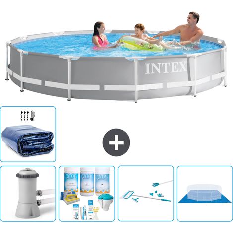 Prism Frame Pool Rund - 366x76 cm - 6-teilig S20572 (1/5)