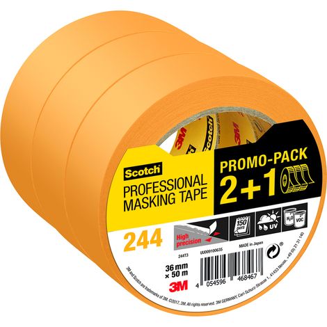Cinta de enmascarar Scotch masking tape precision 36 mm 50 m