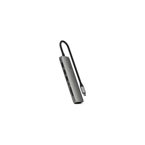 Satechi ST-P7SM hub de interfaz USB Tipo C 10000 Mbit/s Gris (1/4)