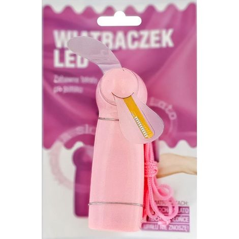 Rosa LED-Windrad