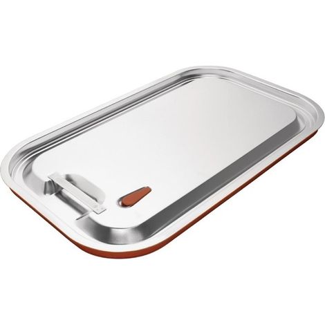 Couvercle Bac Gastro Inox et Silicone GN 1/1 - Vogue (1/4)