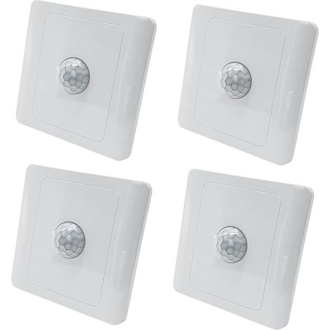 4x PIR-Infrarot-Bewegungsmelder-Schalter 220V Automatischer Lampenschalter