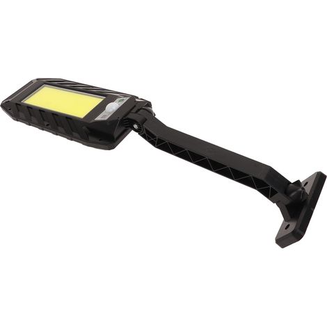 Lampe solaire extérieure avec détecteur de mouvement intégré, idéale pour murs, jardins et poubelles (180COB) avec télécommande. (1/5)