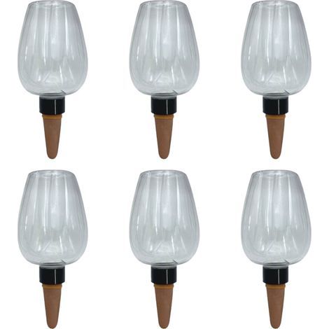Goutteurs d'eau pour plantes, 6 pièces,- Eau rose transparente (1/2)