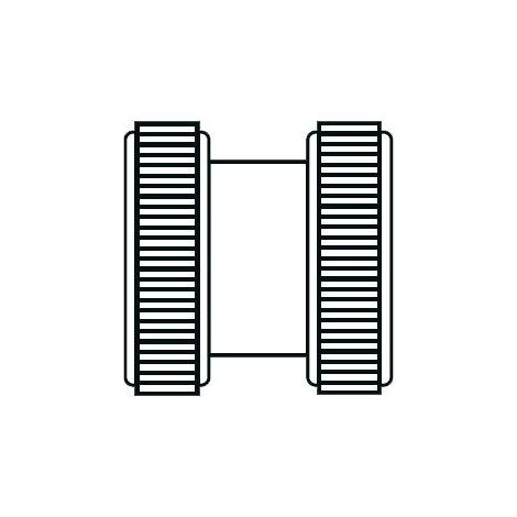 FPLUS tecno conexion manguito   h.h.  40mm(t206) 50830 , tecno conexion manguito   h.h.  40mm(t206) 50830