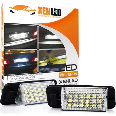 Pack 2 modules LED BMW E36 Série 3 - éclairage plaque immatriculation - Plug&Play - CANBUS - 1992 à 1998 (1/5)