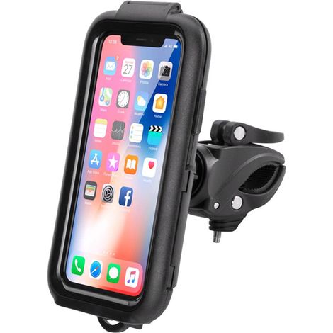 Soporte para teléfono de bicicleta - iPhone X Max una cubierta