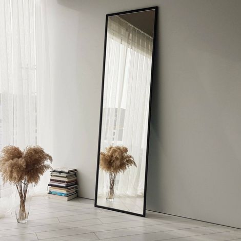 Espejo Ronzone, Forma Rectangular, 60x170h cm Negro (1/5)