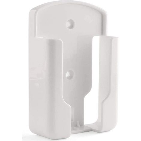 Fernbedienungshalter – Selbstklebende oder anschraubbare Wandhalterung – Kompatibel mit Klimaanlage, Fernseher und Stereoanlage – Weiß – 2er-Pack (1/2)
