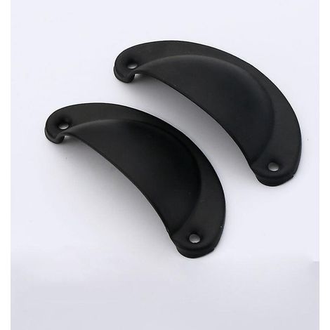 Set di 15 maniglie per cassetti da 7,9 cm (3,1 pollici), portabicchieri neri opachi, accessori da cucina, maniglie per mobili, pomelli per cassetti con foro (1/5)