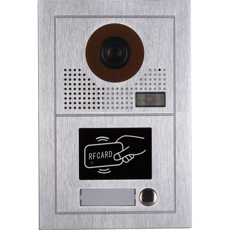 VIDEOCITOFONO 2 FILI 1 2 3 4 MONITOR LCD TOUCH FAMILIARE BIFAMILIARE CONDOMINIALE TELECAMERA (1 Unita Esterna Monofamiliare) (1/4)