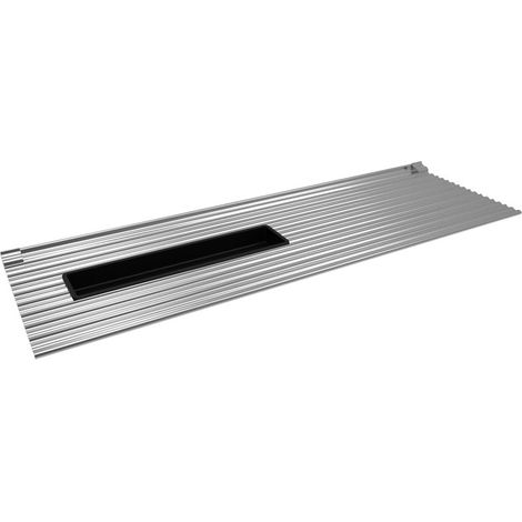 Etagère porte-épices - Matériau : Aluminium - Profondeur : 200 mm - Largeur : 600 mm - Décor : Noir - (1/2)