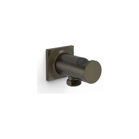 Support fixe avec arrivée d’eau pour douchette Noir bronze - TRES 22118201KMB