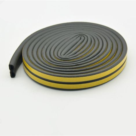 Bande D Etanchéite Fenetre Porte - Mousse EPDM 9x6 mm - Isolation Acoustique Et Thermique - 6 M (1/5)