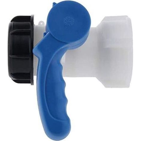 UlisemAdaptateur universel pour réservoir d'eau IBC, réservoir IBC, réservoir IBC, robinet de réservoir IBC, vanne à clapet DN40 62 mm. (1/4)