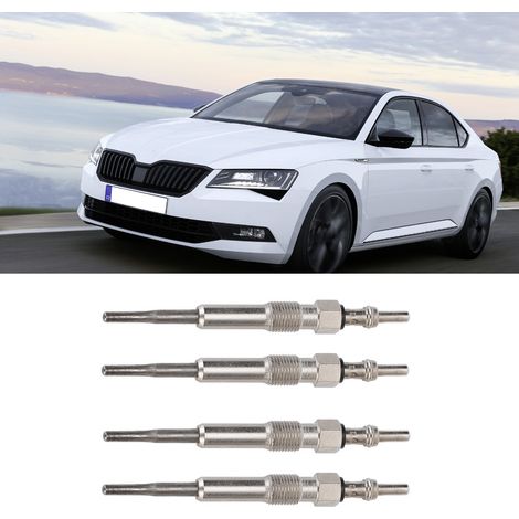 Kit de 4 bougies de préchauffage diesel N10591602 compatible avec Audi / Chrysler / Skoda (1/4)