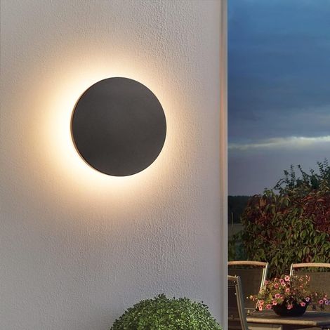 Lampe de mur circulaire LED imperméable à l'eau à l'extérieur escalier de l'hôtel noir (1/5)