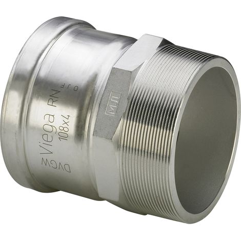Adaptateur Sanpress Inox XL 2311XL, 64,0 mm x R2 1/2, acier inoxydable