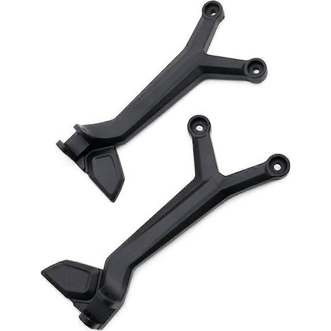 Reposapiés para motocicleta Trident 660 TRIDENT660 2021-2024 Kit de soportes para estriberas traseras de pasajero Negro (1/5)