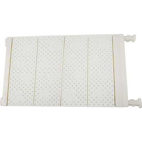 Étagère de rangement réglable améliorée, gain de place, compartiments de rangement, blanche, 53-90 cm (1/5)